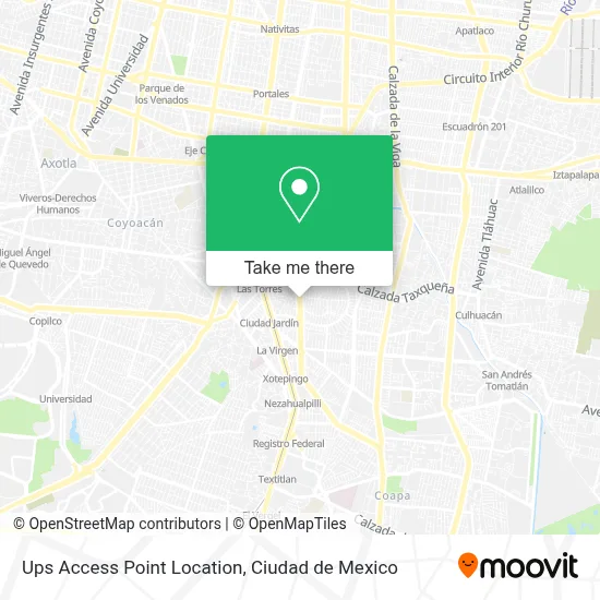 Ups Access Point Location map