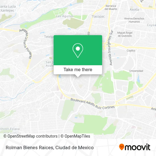 Rolman Bienes Raices map