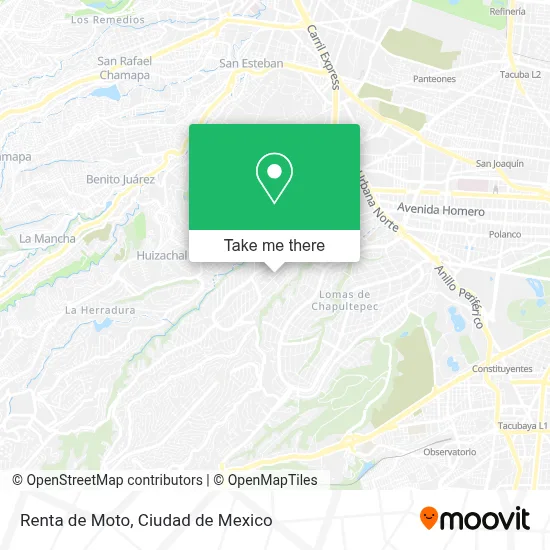 Renta de Moto map
