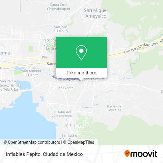 Inflables Pepito map