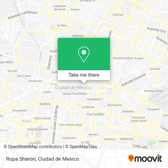 Ropa Sharon map