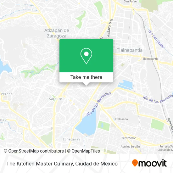 The Kitchen Master Culinary map