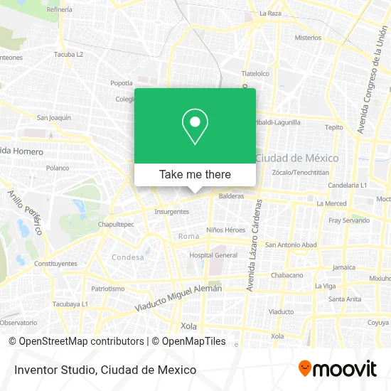 Inventor Studio map