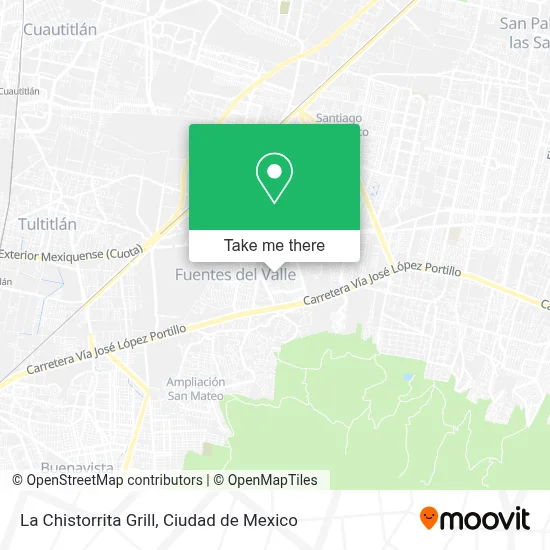 La Chistorrita Grill map