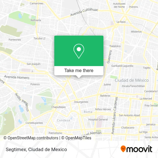 Segtimex map