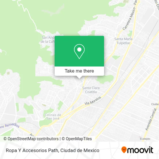 Ropa Y Accesorios Path map