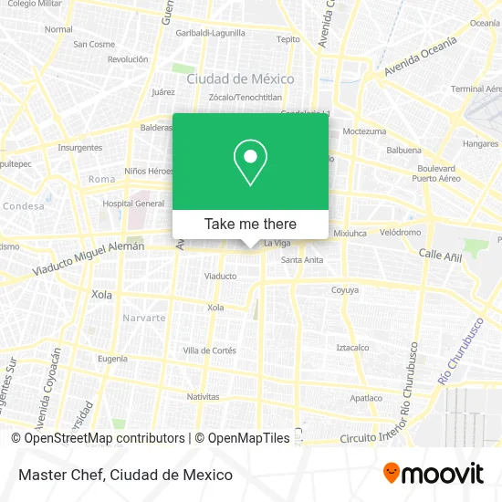 Master Chef map