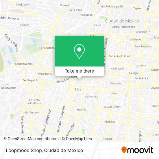 Loopmood Shop map