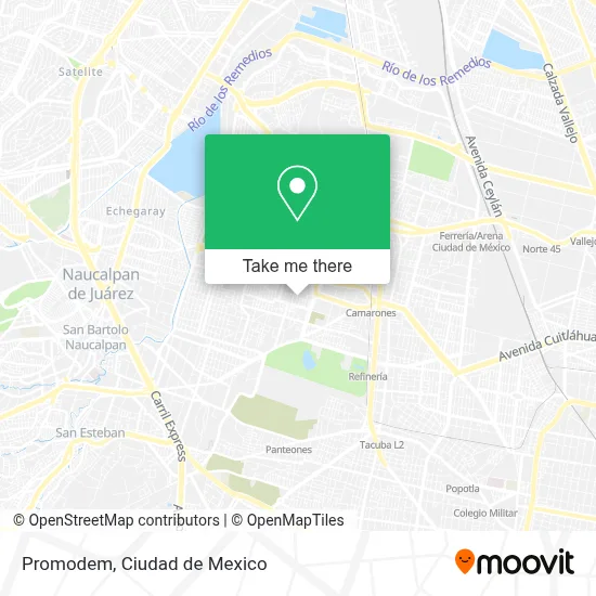 Promodem map