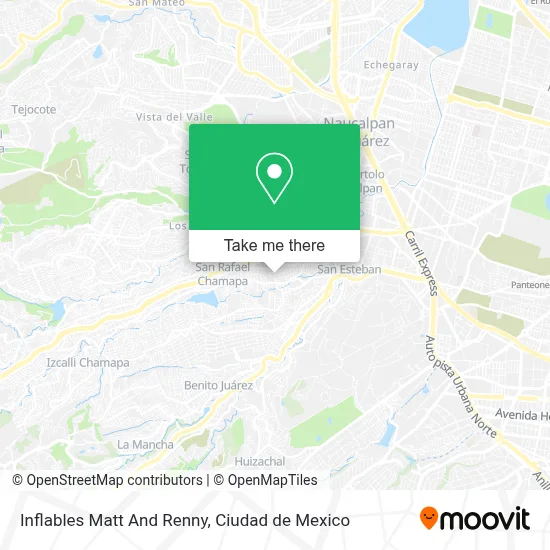 Inflables Matt And Renny map