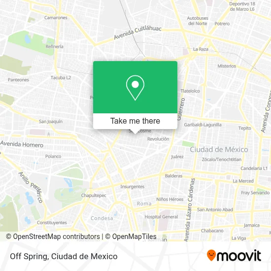 Off Spring map