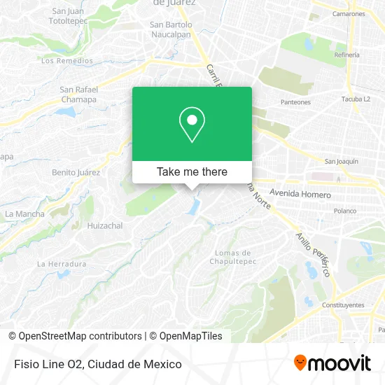 Fisio Line O2 map