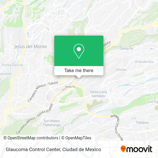 Glaucoma Control Center map