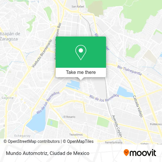 Mundo Automotriz map