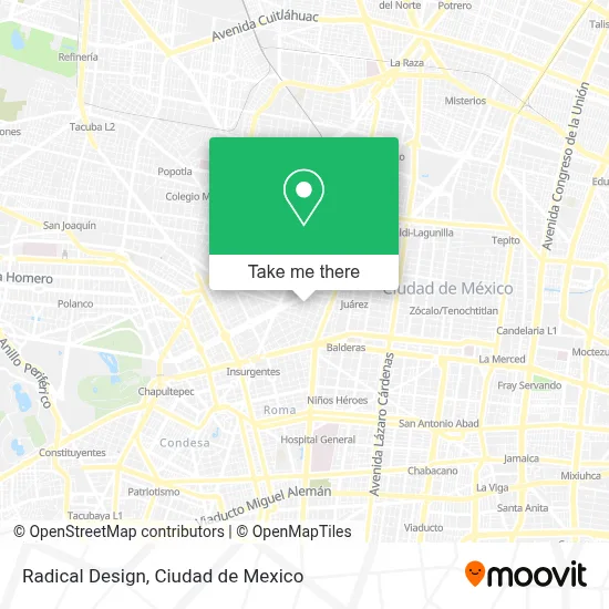 Radical Design map