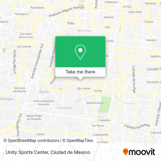 Unity Sports Center map