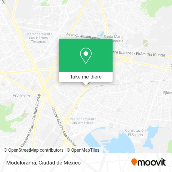 Modelorama map