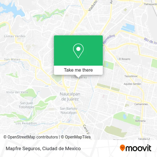 Mapfre Seguros map