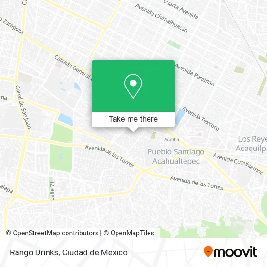 Rango Drinks map