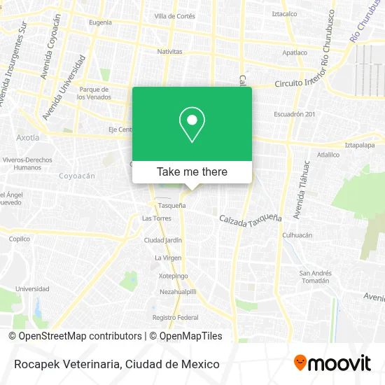 Rocapek Veterinaria map