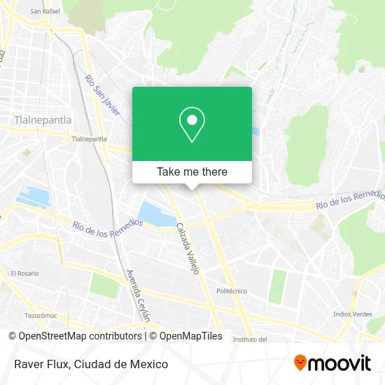 Raver Flux map
