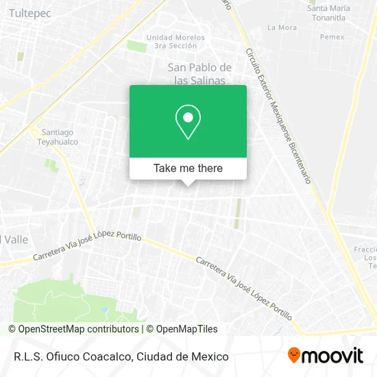 R.L.S. Ofiuco Coacalco map