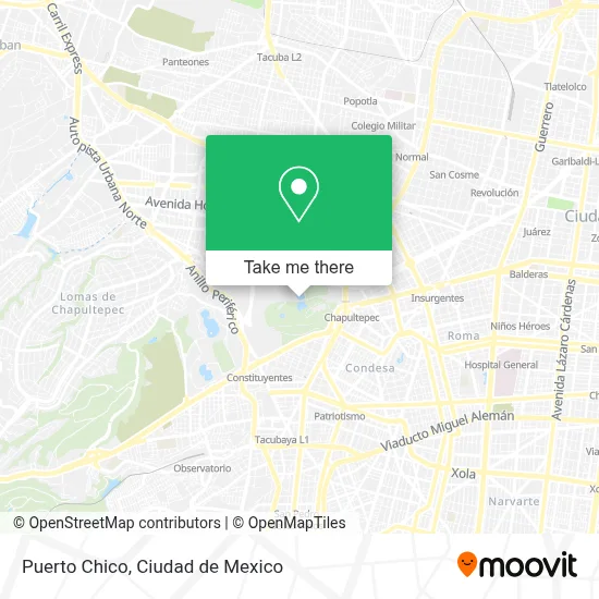 Puerto Chico map