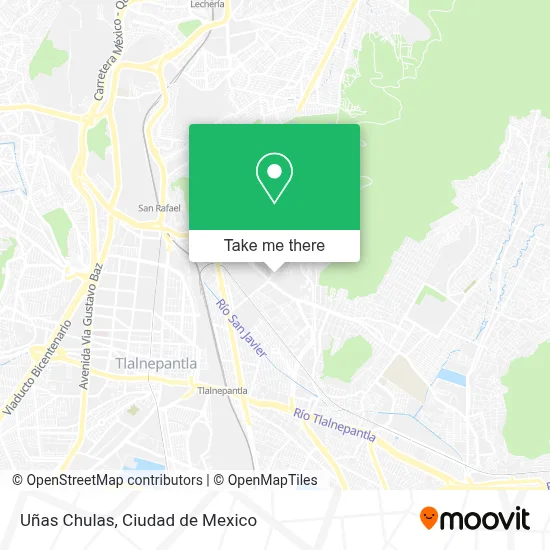 Uñas Chulas map