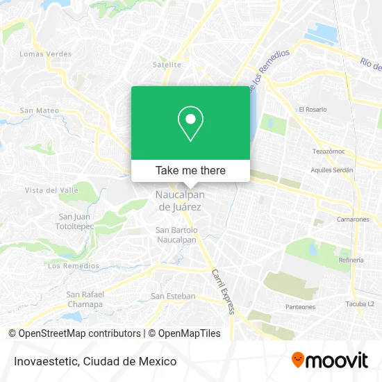 Inovaestetic map