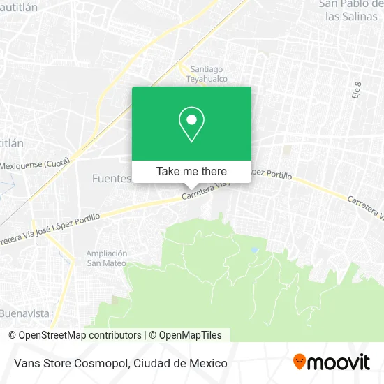 Vans Store Cosmopol map