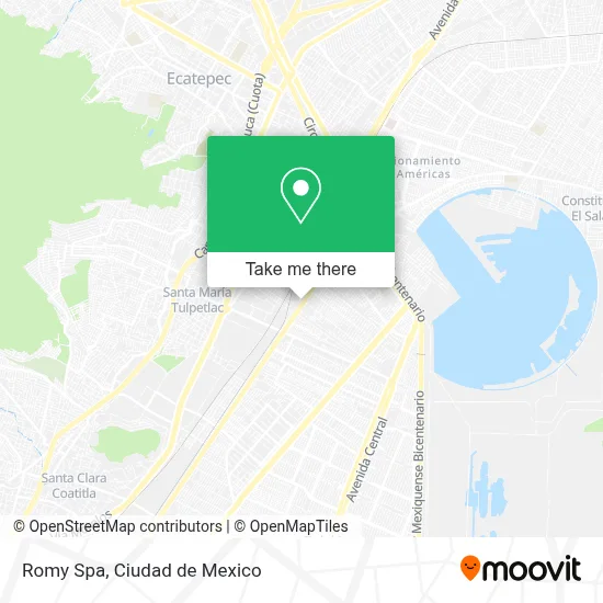 Romy Spa map