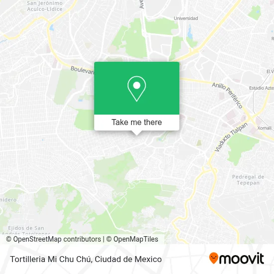 Tortilleria Mi Chu Chú map
