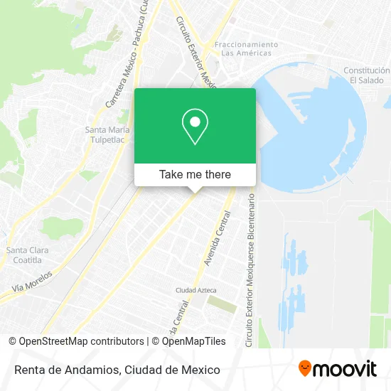 Renta de Andamios map