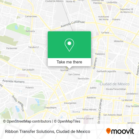 Ribbon Transfer Solutions map