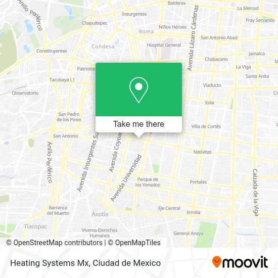 Heating Systems Mx map