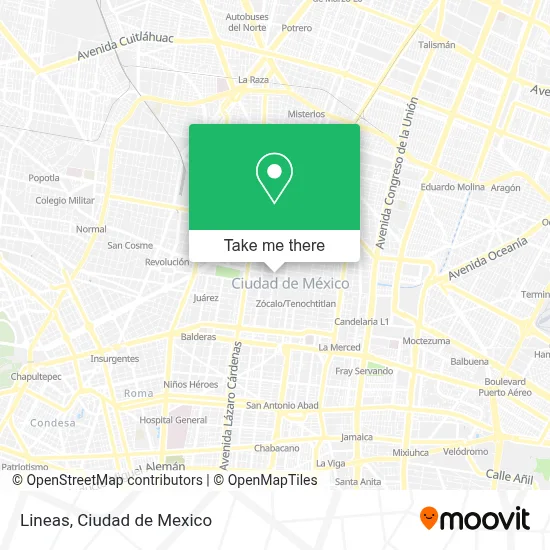 Lineas map