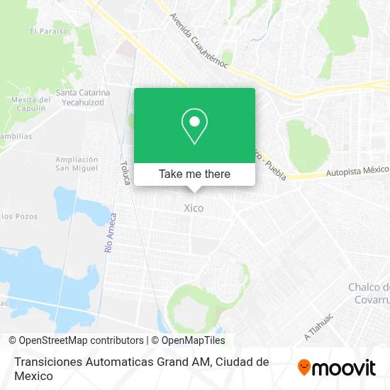 Transiciones Automaticas Grand AM map