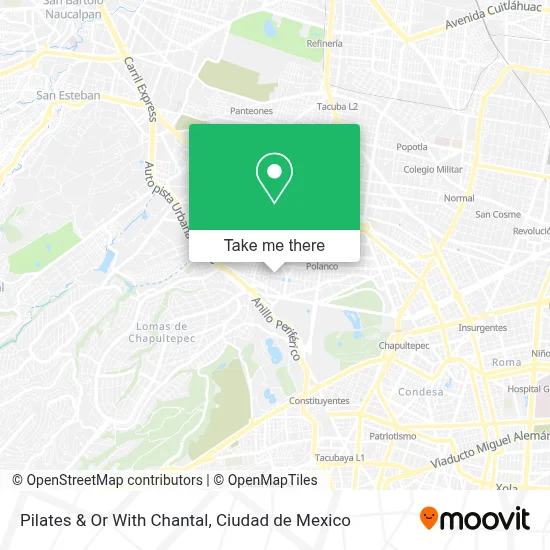 Pilates & Or With Chantal map