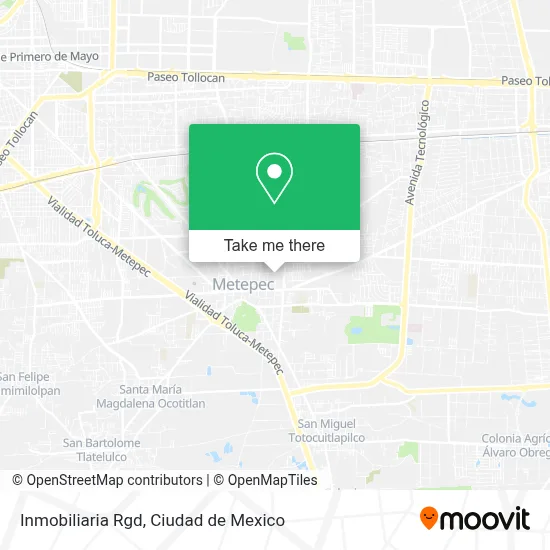 Inmobiliaria Rgd map