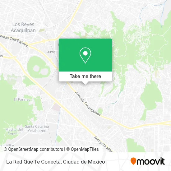 La Red Que Te Conecta map