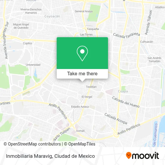 Inmobiliaria Maravig map