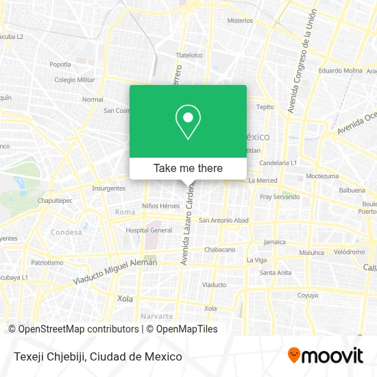 Texeji Chjebiji map