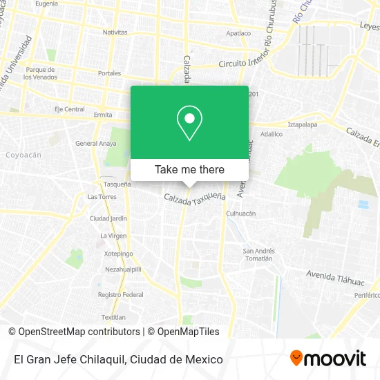 El Gran Jefe Chilaquil map