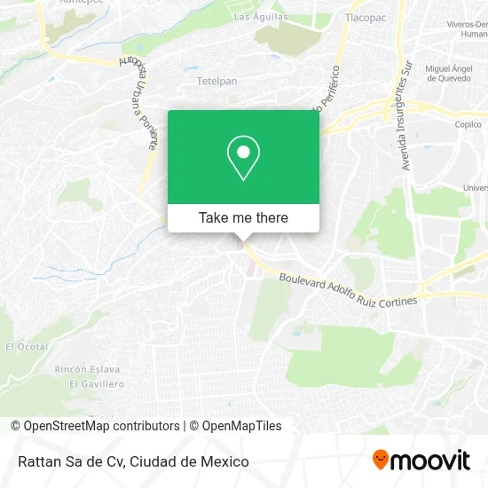 Rattan Sa de Cv map