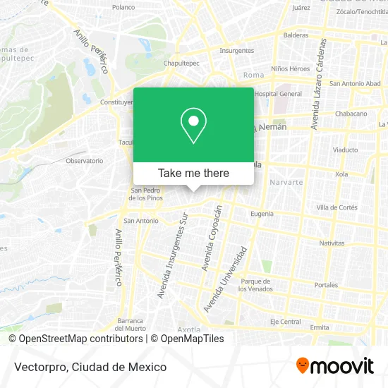 Vectorpro map