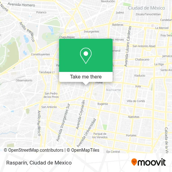 Rasparín map