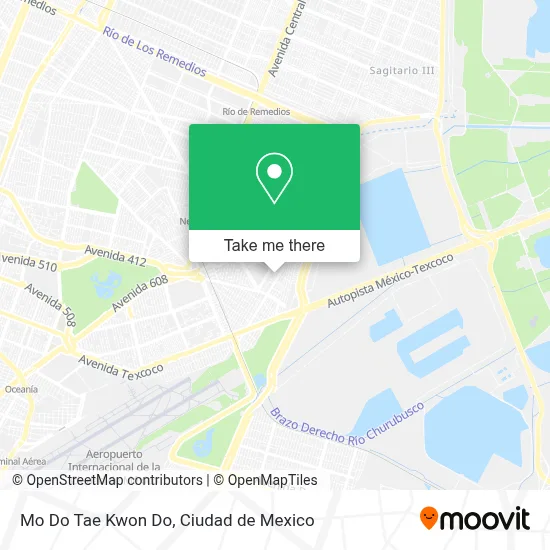 Mo Do Tae Kwon Do map
