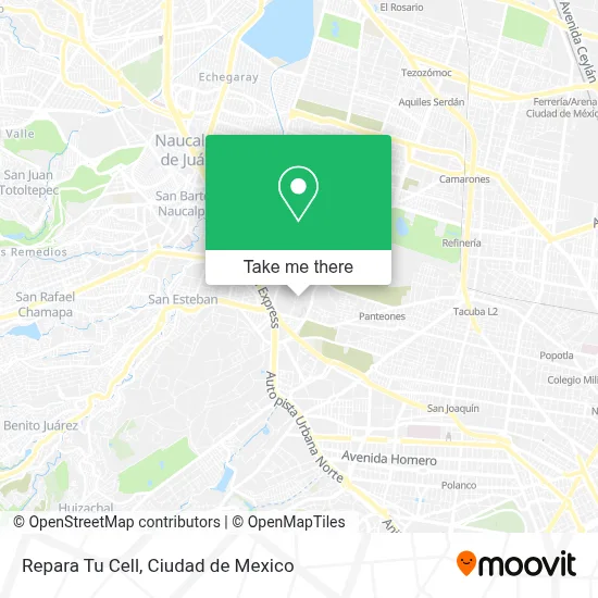 Repara Tu Cell map
