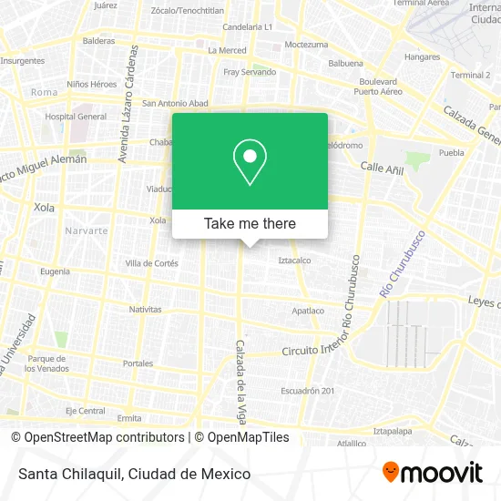Santa Chilaquil map