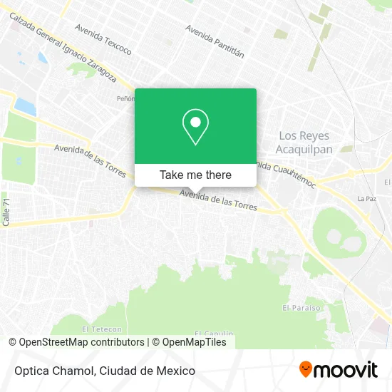 Optica Chamol map